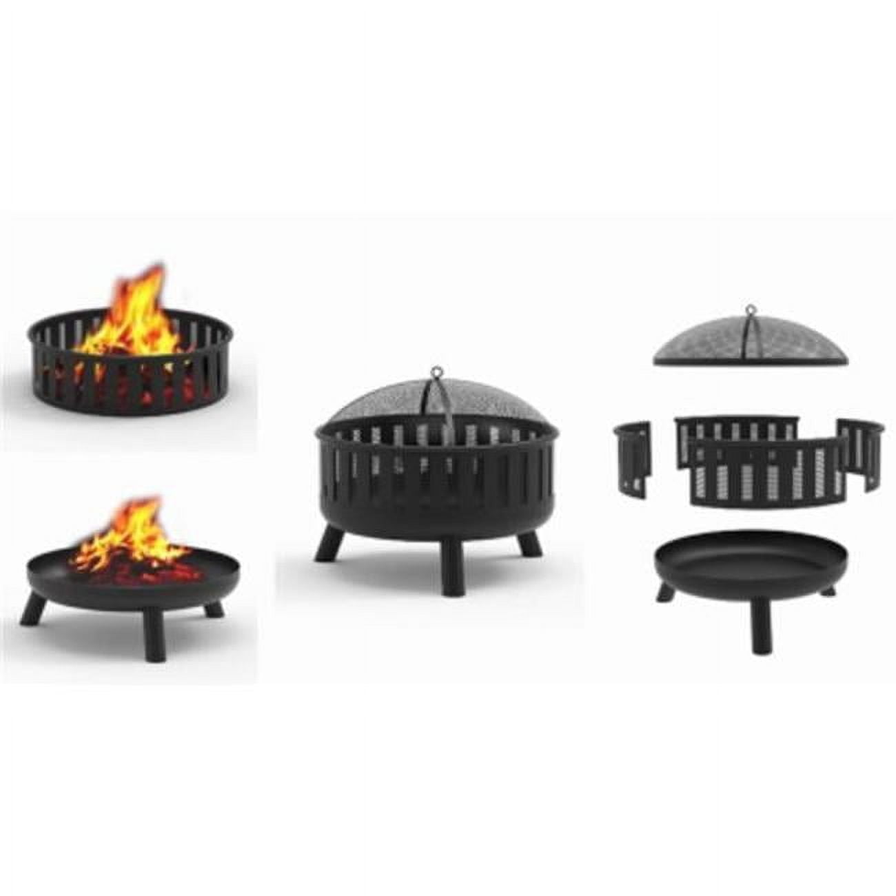 Shinerich 140564 28 in. 3-in-1 Fire Pit - Wood Burning