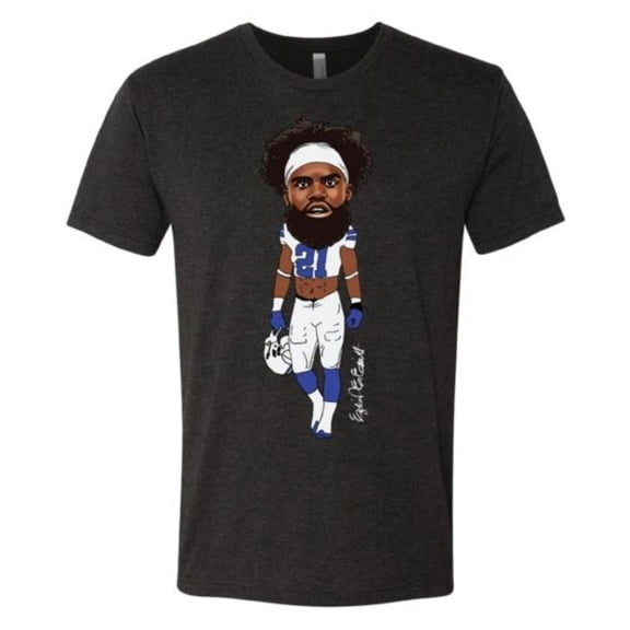 Shinesty NFL Player's Association Ezekiel Elliott Super Soft Poly Blend Tee (M)