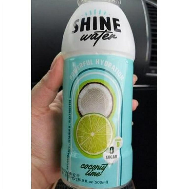 Shinewater 16.9 fl oz Coconut & Lime Water, Pack of 12
