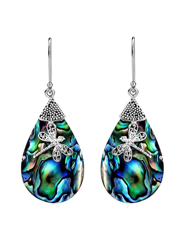 Shiney earrings for women - Boho Unique Abalone Jewelry for Women - Costume Vintage Birthday Gifts Birthday Gifts