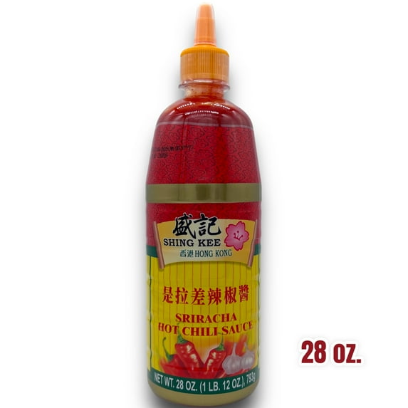 Shing Kee Sriracha Hot Chili Sauce - 28 Ounces (793 grams) Bottle