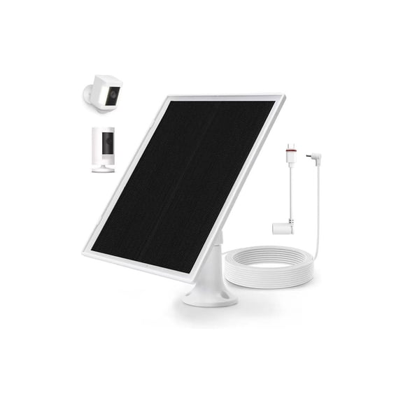 Shingled Solar Panel for Security Camera Systems Stable 6W Output Monocrystalline Solar Panel Charging Equipment