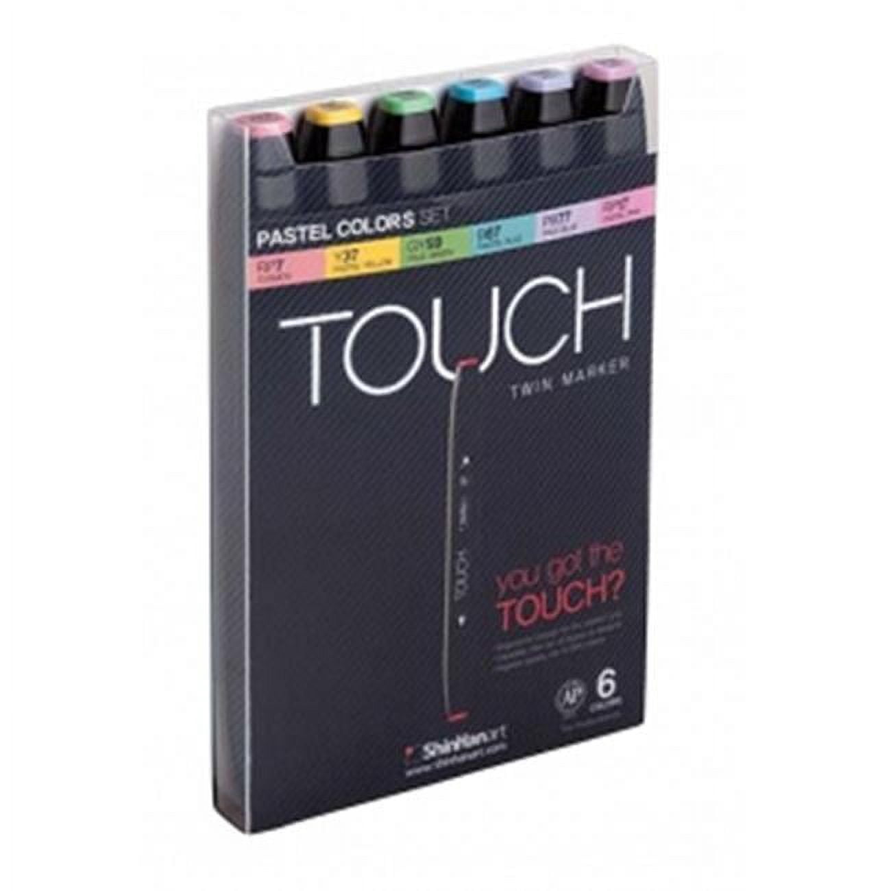 Shinhan Art TOUCH Twin Marker 6pc Pastel