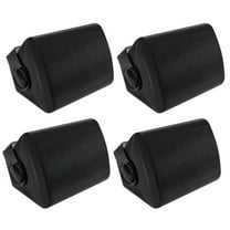 Shining 5.25 Inches 600 Watts Passive Indoor Outdoor Speakers Wired, Wall Mount Speakers With Loud Volume Perfect For Patio, Garden Home Theater, White (4 Speakers)