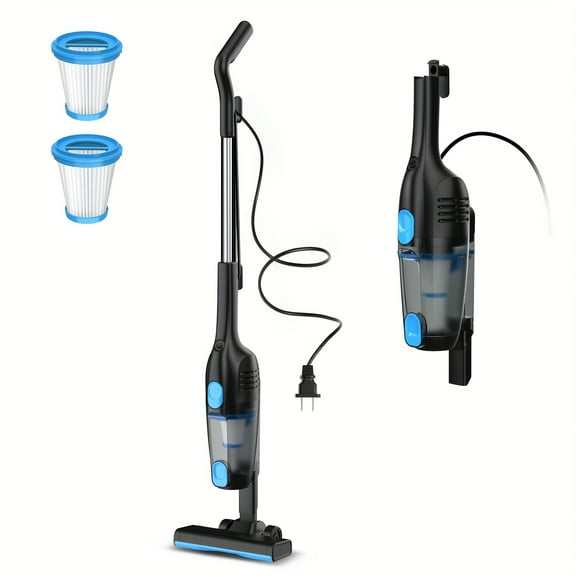 Shining 600W Corded Vacuum - 15KPa Suction, 68oz Tank, 360° Swivel - Ultra-Lightweight for Floors, Carpets & Pet Hair