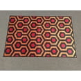 thumbnail image 1 of The Shining Rug, Red Rugs, Trendy Rug, Modern Rug, Cool Rug, Hallway Rug, Geometric Rug, Non-Slip Carpet, Front Door Rug, Gift Decor Rug, 2'x3' - 60x90 cm, 1 of 9