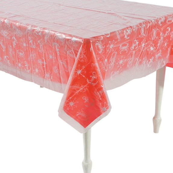 Shining Sea Clear Tablecover - Party Supplies - 1 Piece