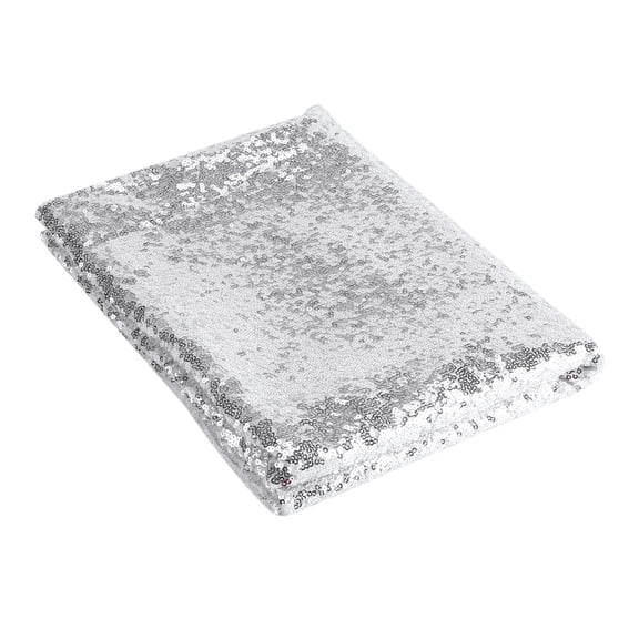 Shining Silver Photo Backdrop for Wedding Photo Booth and Ceremony Photography Background