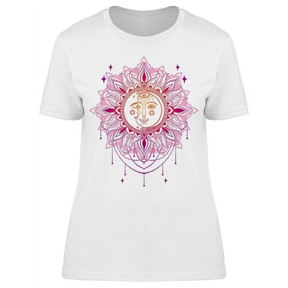 Shining Sun Moon T-Shirt Women -Image by Shutterstock, Female x-Large