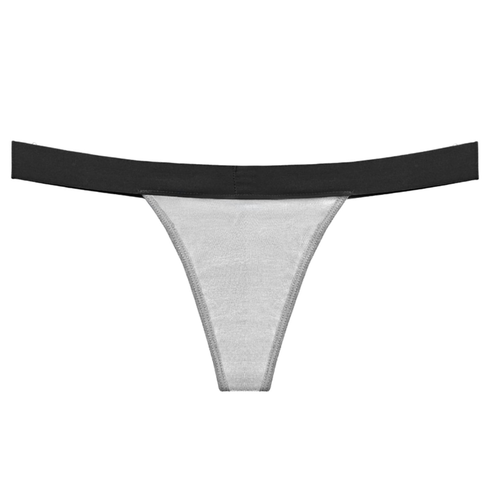 Shining Waistband Women Black Lace Thong And G String Panties Variety