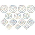 Shining Window Frame Window Stickers Sparkling AntiCollision Window