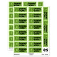 thumbnail image 1 of Shining Work Happy Sun Teacher Student School Sticker Set - Light Green - Matte Finish - 2.00" Large, 1 of 7