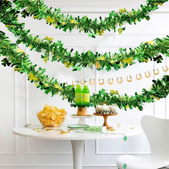 Shining Wreath Wall Hanging Decorations For Holiday Party Door Window Festive Garland 78.7 X 3.5 Inches