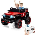 thumbnail image 1 of Shininglove 12V Kids Ride on Car, 2x25W Powerful 4-Wheeler Electric Vehicle（Red）, 1 of 8