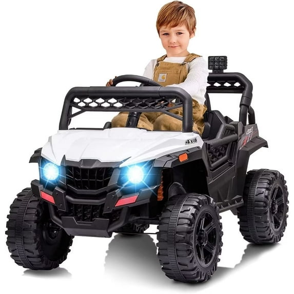 Shininglove 12V Kids Ride on Car with Remote Control, Electric Ride ons Toys for 3-8 Yrs Boys Girls Birthday Christmas Gifts