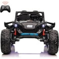 thumbnail image 1 of Shininglove 24V Electric Kids Ride on Car with Remote Control, 10Ah Battery Powered Wheel UTV with Spring Suspension for Boys, Black, 1 of 6