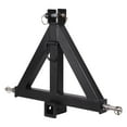 thumbnail image 1 of Shininglove 3 Point 2" Steel Trailer Hitch Receiver Heavy Duty Tractor Drawbar Quick Hitch Category 1, 1 of 7