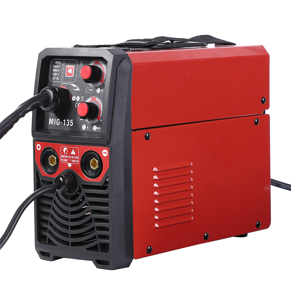 TTAMPLAR TPM-135D 135AMP MIG Welder - 110V/220V Dual Voltage, 4-in-1 (MIG/Stick/Lift TIG), IGBT Inverter