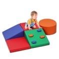 thumbnail image 1 of Shininglove 5pcs Multipurpose Climb Crawl Silde Playset, for Infants Toddlers Indoor Activities, 1 of 7