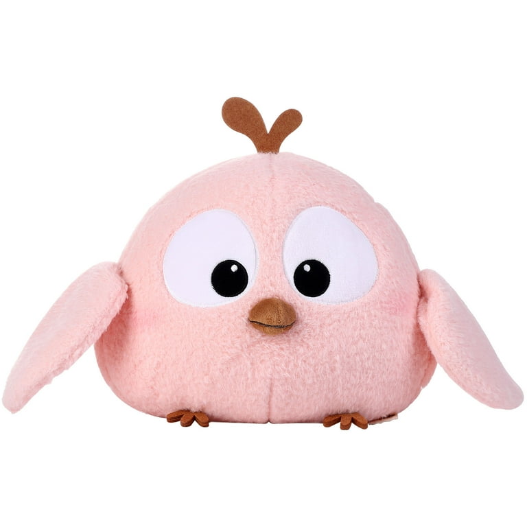 Shininglove Bird Stuffed Animal 12, Cute Plushies Chubby Bird, Cute  Pillows Fluffy Cuddly Bird for Girls, Pink