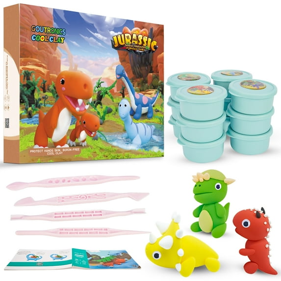 Shininglove Boron-Free Air Dry Clay, 12 Styles of Modeling Clay Kit for Kids, Ultra Light Magic Clay Arts and Crafts Set for Boys Girls Age 3+