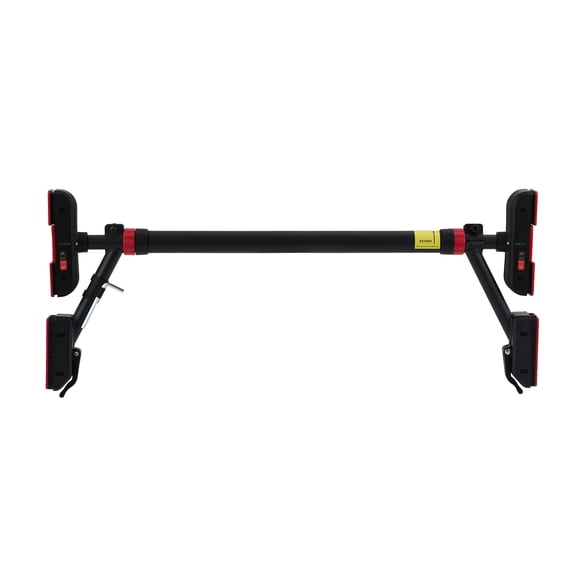 Shininglove Doorway Pull Up Bar, 440 LBS Adjustable Chin Up Bar with Level Meter, No Screws Foam Grip Home Gym