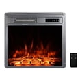 thumbnail image 1 of Shininglove Electric Fireplace with Overheating Protection &, Remote Control, Black, 1 of 3