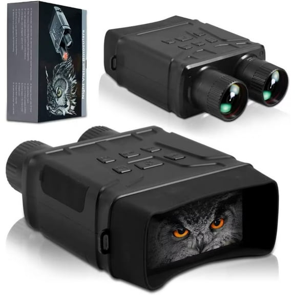 Shininglove Goggles, R6 Digital Binoculars Camera Large Viewing Screen 1080p for Spotting Hunting Camping Travel