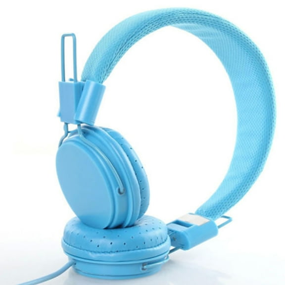 Shininglove Kids on Ear Headphones with Mic, Blue