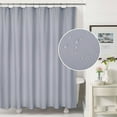 thumbnail image 1 of Shininglove Shower Curtains, Soft Microfiber Fabric Shower Curtain, Grey, 72inx72in, 1 of 6
