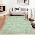 thumbnail image 1 of Shininglove Washable Area Rugs 5' x 7' Modern Abstract Plain Texture Living Room Carpet, Contemporary Non-Slip Accent Floor Mat for Bedroom Dining Room(Green), 1 of 7