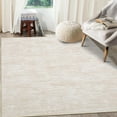 thumbnail image 1 of Shininglove Washable Area Rugs 8' x 10' Modern Abstract Plain Texture Living Room Carpet, Contemporary Non-Slip Accent Floor Mat for Bedroom Dining Room(Beige), 1 of 8