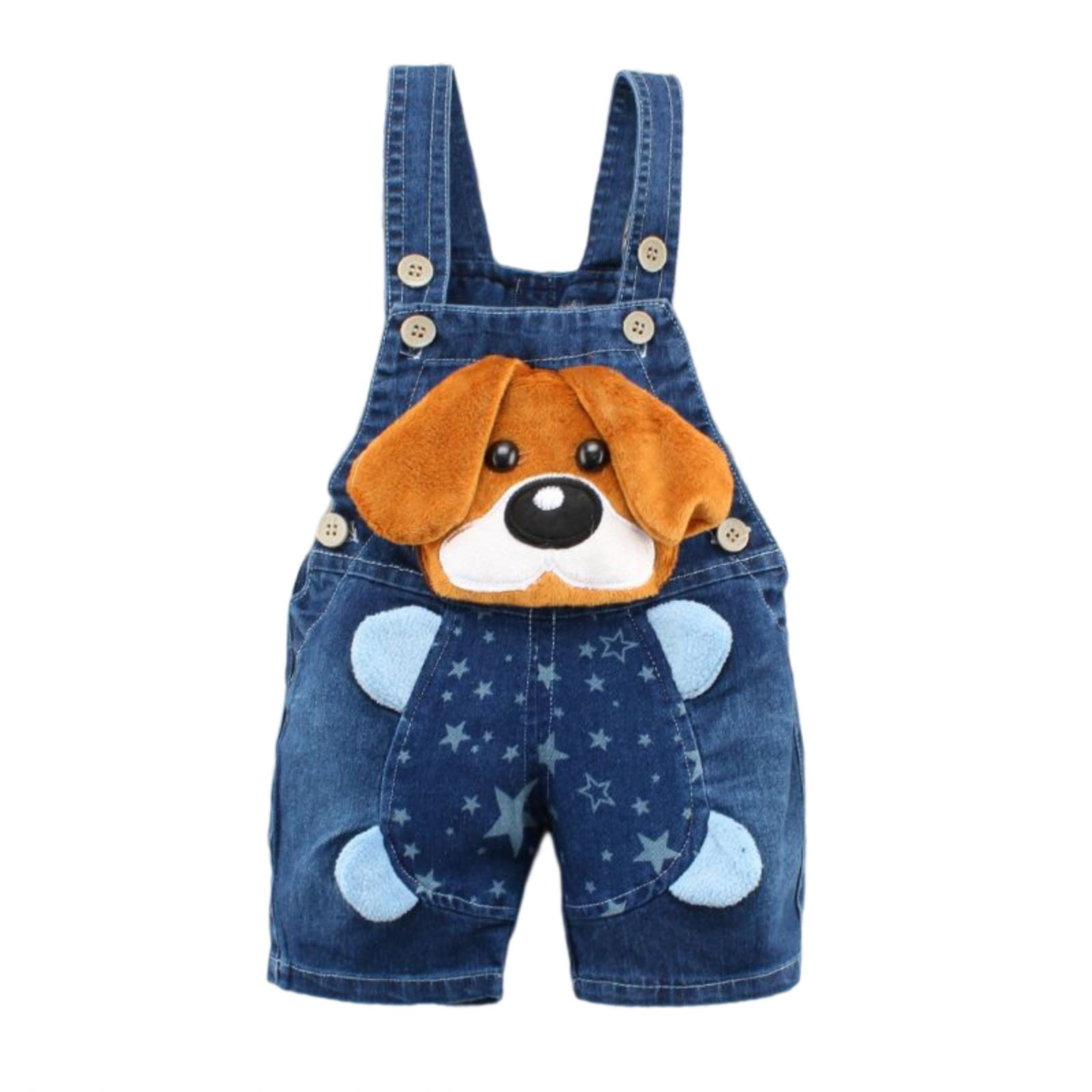 Shiningupup Toddler Baby Girls Boy 's Denim Suspender Jeans Overalls