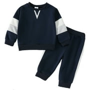 Shiningupup Toddler Kids Baby Boys Girls Long Sleeve Tops and Pants Child Kids 2Pcs Fall Set Outfits 0 3 Months Boy Toddler Boys Clothes 2T Baby Romper 12 18 Months Boy