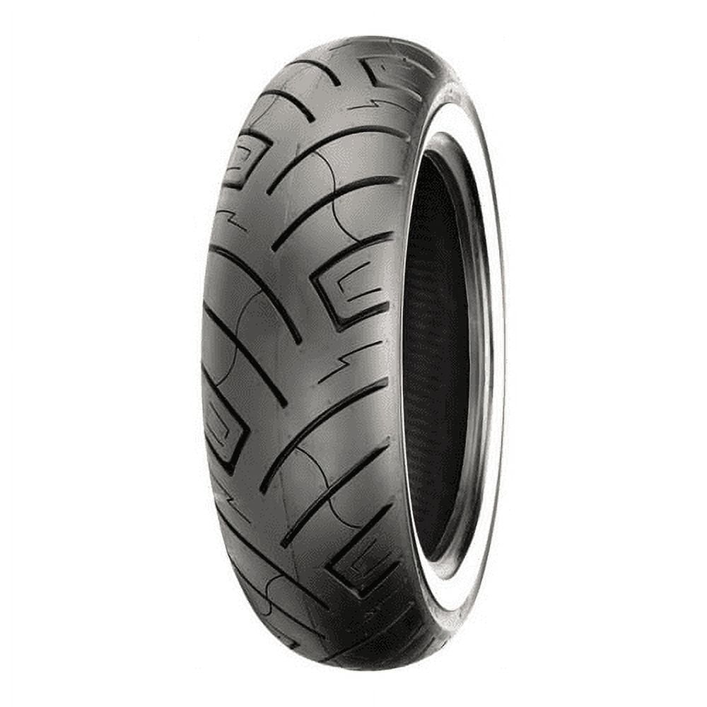 Shinko 777 Front H.D. Motorcycle Tire 130/90B-16 (73H) White Wall