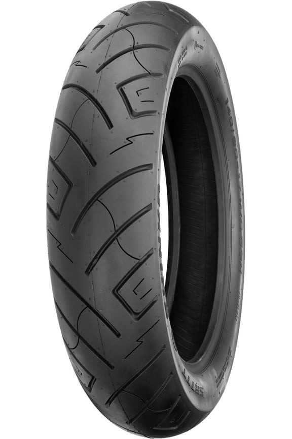 777 Rear H.D. Motorcycle Tire 180/65B-16 (81H) Black Wall For Indian Chief Bobber Dark Horse (ABS) 2022-2025