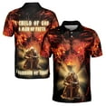 thumbnail image 1 of Shinning Knight With Lion of Judah Warrior Of Christ Men's Polo Shirt S-5XL, 1 of 5