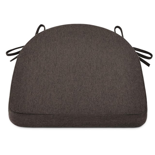 Shinnwa Chair Cushion with Ties 17" x 16.5" x 2" Non Slip Kitchen