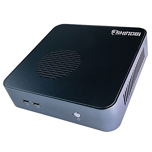 Shinobi Mini PC Computer 4K Streaming Media Center + Mini Gaming PC AMD Ryzen 7 (8Core