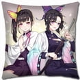 thumbnail image 1 of Shinobu & Kanao - Demon Slayer 16.5" Pillow Case, 1 of 2