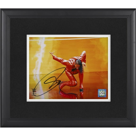 Shinsuke Nakamura WWE Framed Autographed 8" x 10" Entrance Photograph - Fanatics Authentic Certified