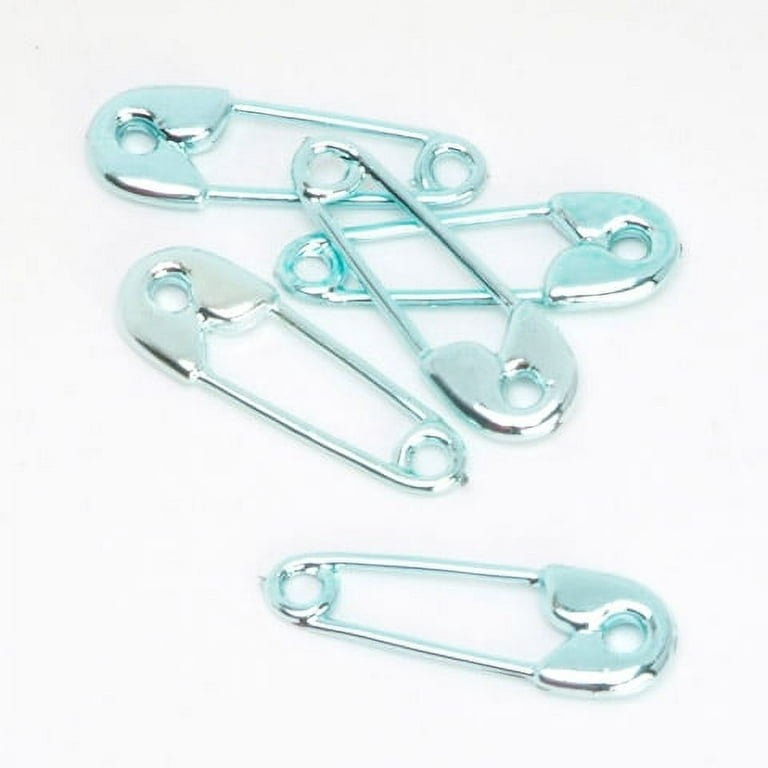 Darice Blue Safety Pins - Party Favors 24/Pkg