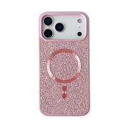 Shiny Bling MagSafe Case Designed for iPhone 17 Pro Max - Rose Gold