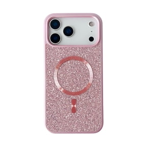 Shiny Bling MagSafe Case Designed for iPhone 17 Pro Max - Rose Gold