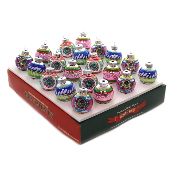 Shiny Brite Cc Half Reflections Glass Christmas Confetti 4027741.