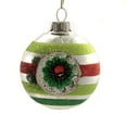 thumbnail image 1 of Shiny Brite Hs Rounds & Figures.. Holiday Splendor Santa Snowman 4027715S Green, 1 of 3