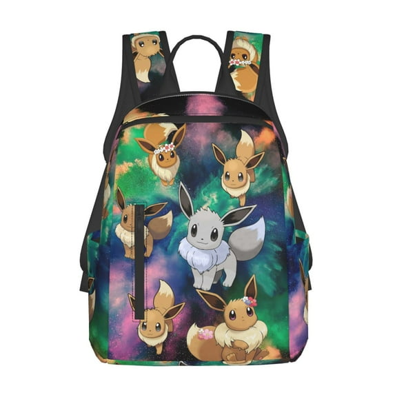 Kawaii E.e.v-ee Backpacks Large Capacity Travel Backpack Laptop Bag Lightweight Daypack
