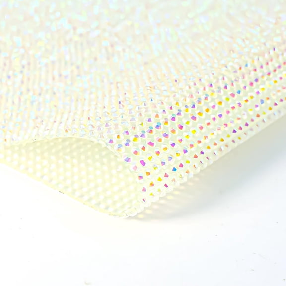 Shiny Crystal Sticker Self-Adhesive Hotfix Rhinestone Sheet 6 Colors 12/24*20/40CM DIY Clothing Car Decoration Craft Accessories