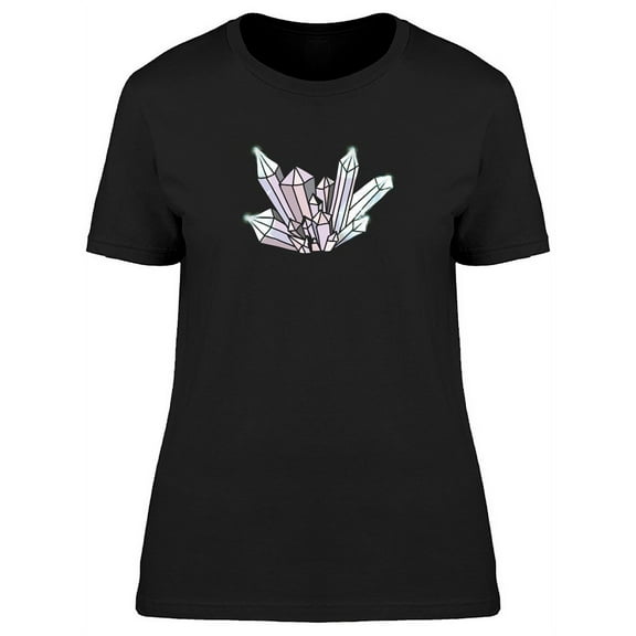 Shiny Crystals Watercolor T-Shirt Women -Image by Shutterstock, Female x-Large