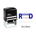 thumbnail image 1 of Shiny Date Stamp Self Inking With Received Text Ofiice Stationery Rubber Stamper S-829D, 1 of 1